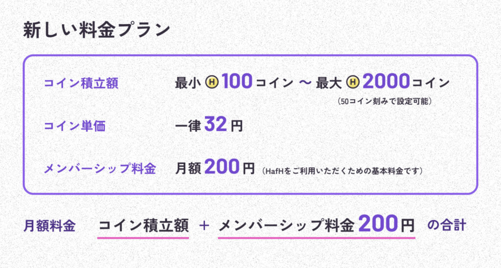 新しい料金プラン